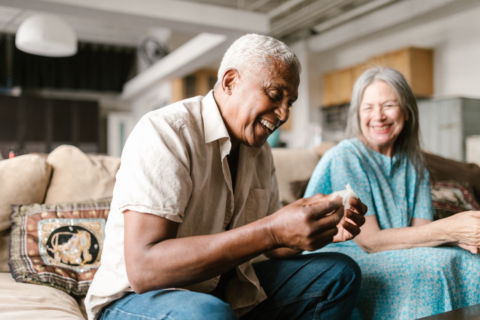 Retired or fixed income borrower at work